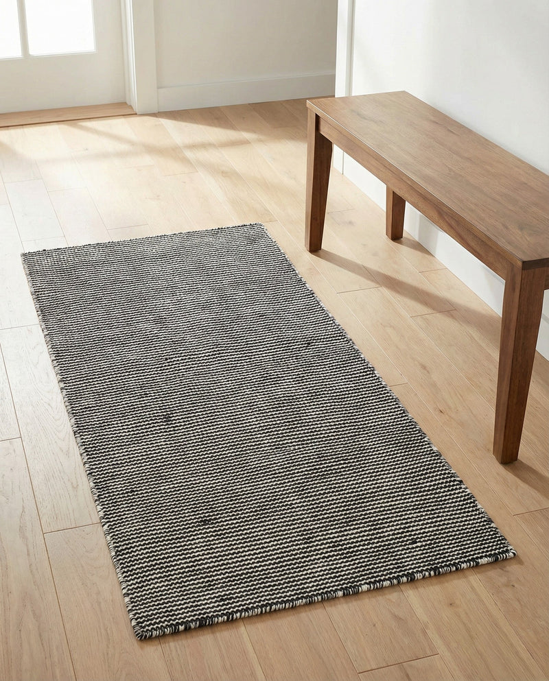Jill Zarin Sedona Oasis Outdoor Collection Area Rug - Coconino (Black Sky) Runner Black Sky  lifestyle 60