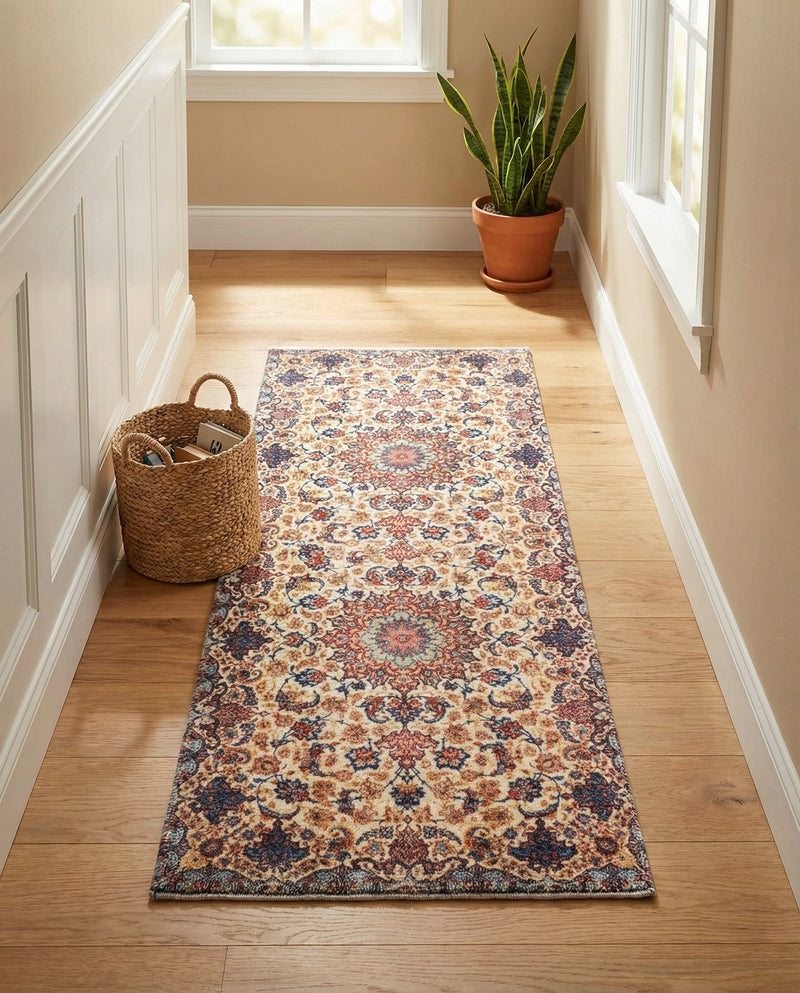 Bazaar Chic Collection Area Rug -  Meknes Runner Beige  lifestyle 41