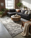 Riviera Elegance Collection Area Rug -  Menton (Gray) Rectangle Gray  lifestyle 34