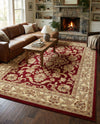 Jaipur Elegance Collection Area Rug -  Jantar Rectangle Red  lifestyle 15