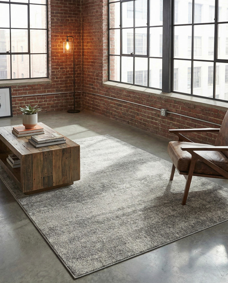 Studio Haven Collection Area Rug -  Gallery (Gray) Rectangle Gray  lifestyle 22