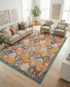 Brighton Terrace Collection Area Rug -  Rottingdean (Multi) Rectangle Multi  lifestyle 4
