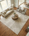 Desert Nomad Terrace Collection Area Rug - Sahara (Gray) Square Gray  lifestyle 58