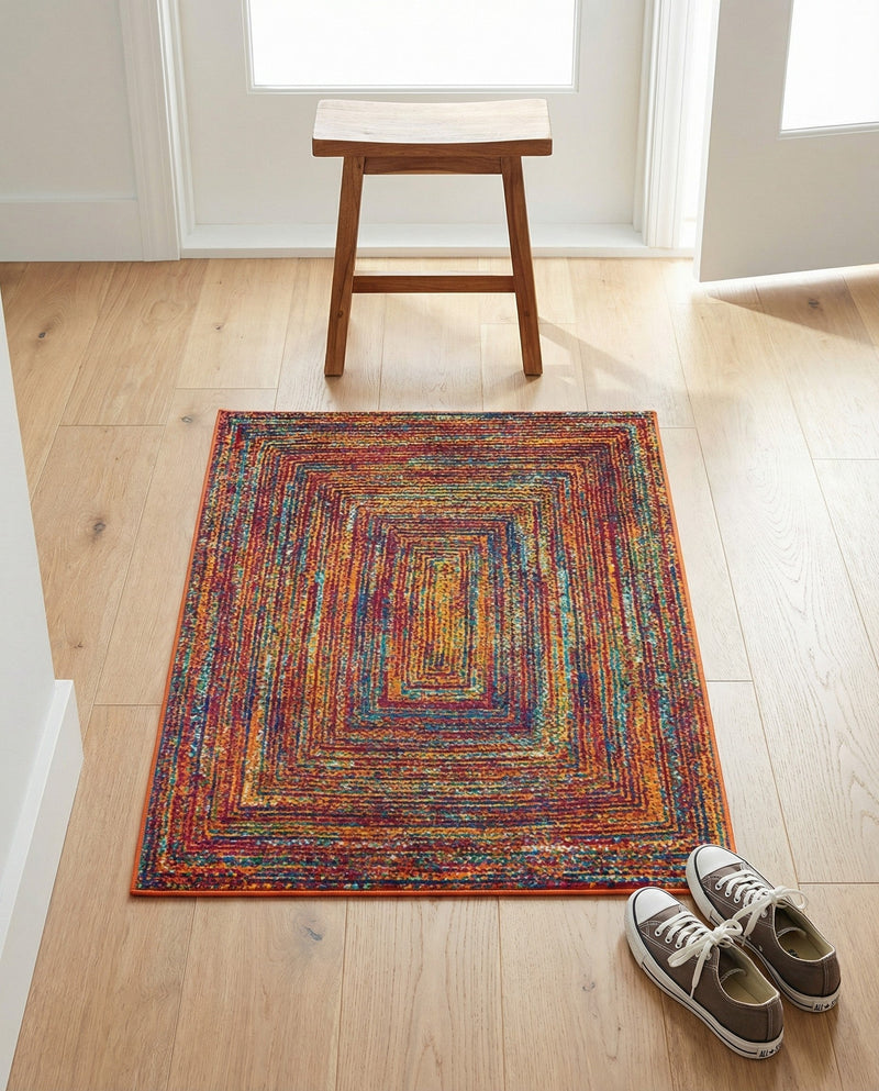 Caribbean Cove Collection Area Rug -  Martinique Rectangle Multi  lifestyle 6