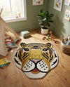 Whimsy Wonders Wool Collection Area Rug -  Rainbow Round Multi  lifestyle 8