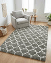 Casablanca Comfort Collection Area Rug -  Atlas Rectangle Gray  lifestyle 32