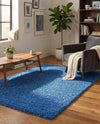 Plush Oasis Collection Area Rug - Serenity (Periwinkle Blue) Rectangle Periwinkle Blue  lifestyle 24
