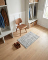 Mediterranean Lattice Collection Area Rug - Santorini (Gray) Rectangle Gray  lifestyle 11