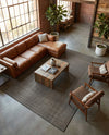 Soho Elegance Collection Area Rug - Chelsea (Gray) Rectangle Gray  lifestyle 15