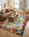 Colorburst Oasis Collection Area Rug -  Calypso Rectangle Multi  lifestyle 21