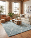 Cozy Haven Shag Collection Area Rug - Serenity (Sage Green) Rectangle Sage Green  lifestyle 17
