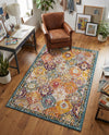 Brighton Terrace Collection Area Rug -  Rottingdean (Multi) Rectangle Multi  lifestyle 12