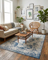 Riviera Elegance Collection Area Rug -  Menton (Blue) Rectangle Blue  lifestyle 29