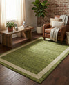 Studio Haven Collection Area Rug -  Alcove (Green) Rectangle Green  lifestyle 13