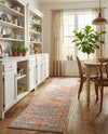 Mykonos Manor Collection Area Rug -  Tinos (Salmon Pink) Runner Salmon Pink  lifestyle 71