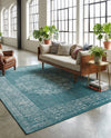 Copenhagen Comfort Collection Area Rug -  Helsingør Rectangle Blue  lifestyle 14