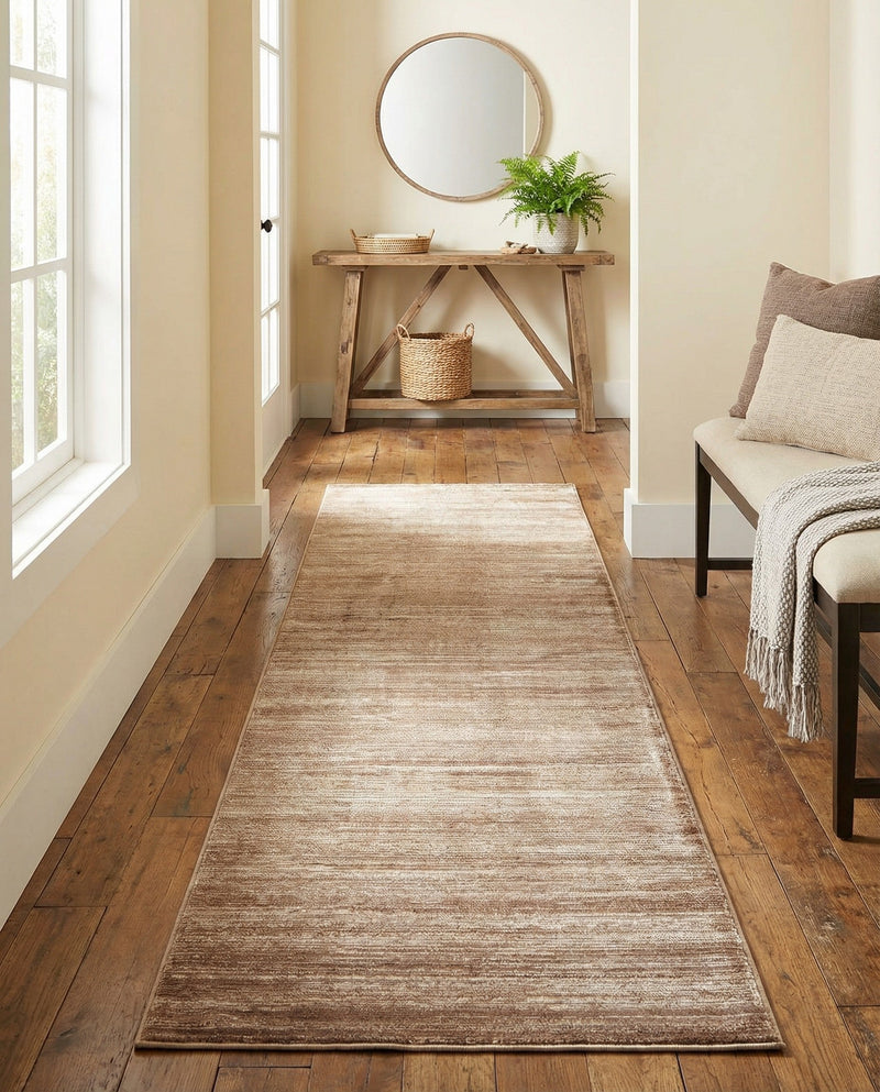 Bloomsbury Elegance Collection Area Rug -  Kensington (Beige) Runner Beige  lifestyle 35