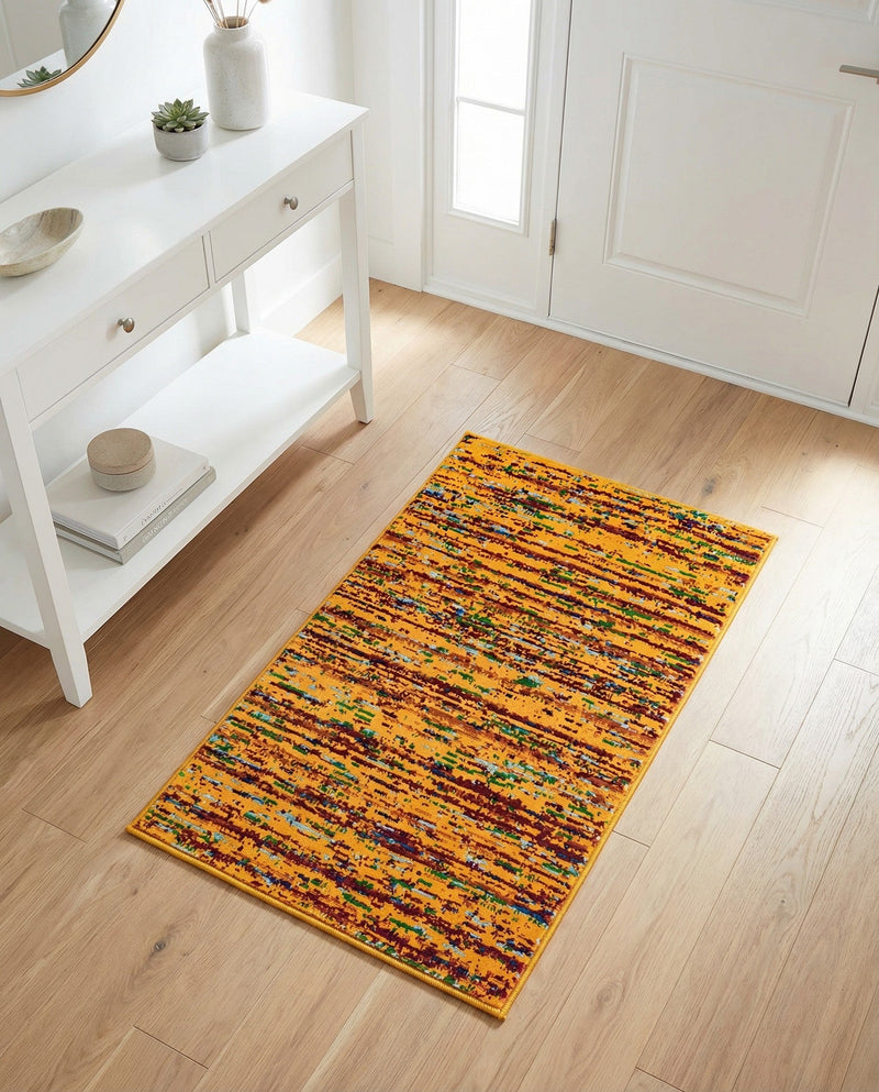 Caribbean Cove Collection Area Rug -  Lucia Rectangle Yellow  lifestyle 10