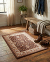 Casablanca Tapestry Collection Area Rug -  Marrakech (Coffee Brown) Rectangle Coffee Brown  lifestyle 4