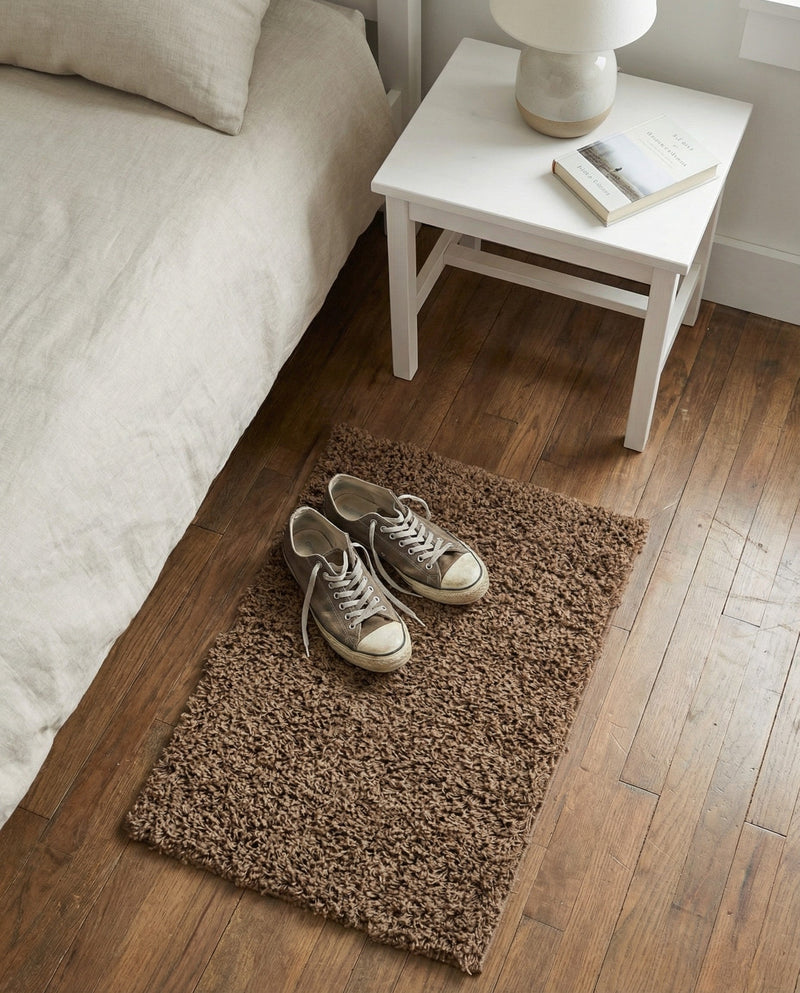 Plush Oasis Collection Area Rug - Serenity (Sandy Brown) Rectangle Sandy Brown  lifestyle 20