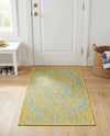 Urban Oasis Rugs Collection Area Rug -  Penthouse (Yellow and Aqua) Rectangle Yellow and Aqua  lifestyle 20