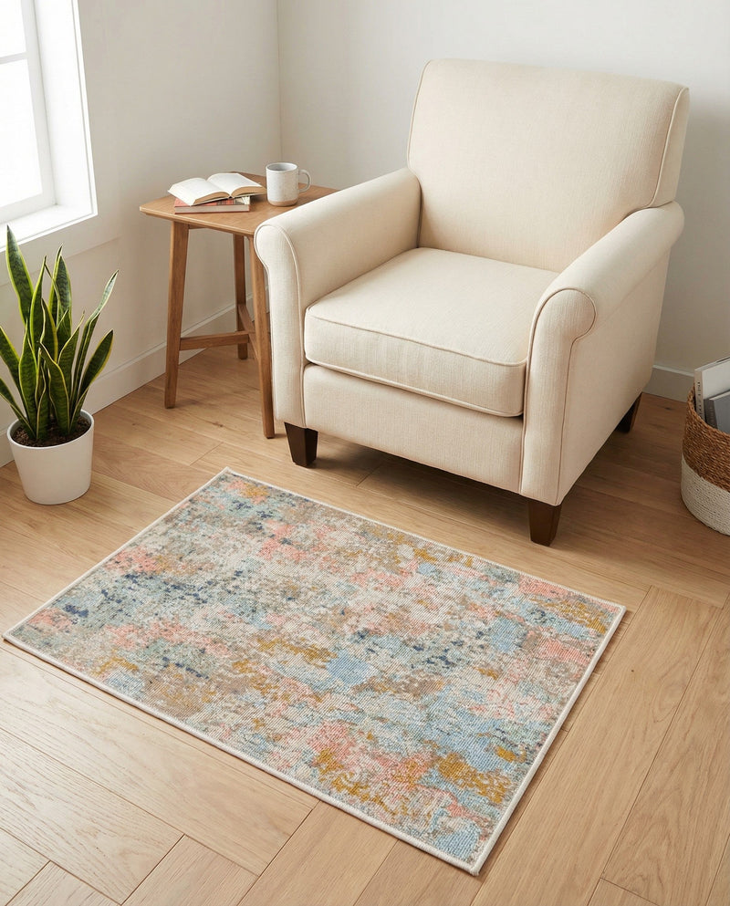 Lagoon Oasis Collection Area Rug -  Seagrass Rectangle Multi  lifestyle 19