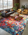 Venetian Elegance Collection Area Rug -  Sant'Erasmo Rectangle Multi  lifestyle 4