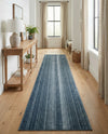 Jewel Oasis Collection Area Rug - Sapphire (Blue) Runner Blue  lifestyle 62