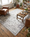 Riviera Elegance Collection Area Rug - Antibes (Gray) Rectangle Gray  lifestyle 18