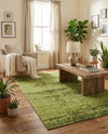Studio Haven Collection Area Rug -  Gallery (Green) Rectangle Green  lifestyle 26