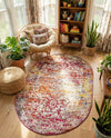 Georgetown Rugs Collection Area Rug - Dupont (Multi) Oval Multi  lifestyle 77