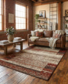 Autumn Meadow Collection Area Rug -  Maplecrest Rectangle Beige  lifestyle 5