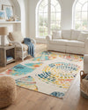 Seaside Haven Rugs Collection Area Rug -  Saltwater Rectangle Multi  lifestyle 20