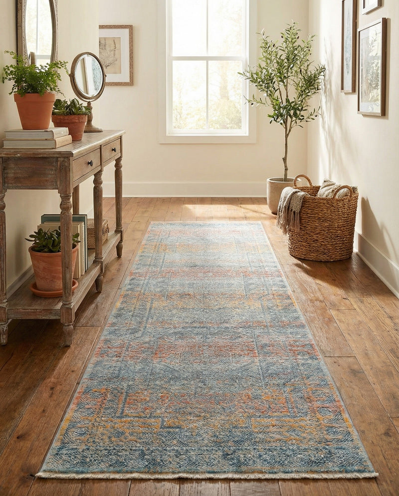 Coastal Haven Collection Area Rug -  Oceania Runner Multi  lifestyle 57