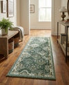 Brighton Terrace Collection Area Rug -  Rottingdean (Green) Runner Green  lifestyle 68