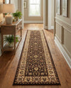 Jaipur Elegance Collection Area Rug -  Nahargarh (Brown) Runner Brown  lifestyle 75