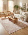 Luminara Sands Collection Area Rug - Elysium (Carnation Pink) Rectangle Carnation Pink  lifestyle 6