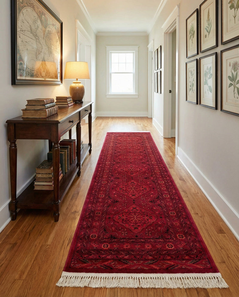 Samarkand Elegance Collection Area Rug -  Samanid Runner Red  lifestyle 32