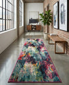 Chromatic Oasis Collection Area Rug -  Oasis Runner Multi  lifestyle 74