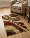 Bistro Lounge Collection Area Rug -  Frappe Rectangle Beige  lifestyle 27