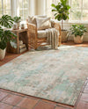 Lagoon Oasis Collection Area Rug -  Seagrass Rectangle Teal  lifestyle 27