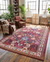 Chateau Elegance Collection Area Rug - Versailles Rectangle Multi  lifestyle 18