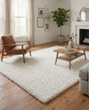 Alpine Plush Collection Area Rug -  Cortina (White) Rectangle White  lifestyle 12