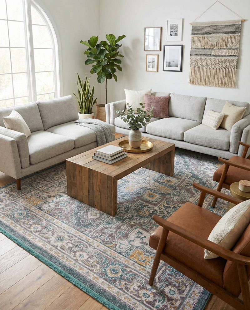 Caribbean Breeze Collection Area Rug -  Andros Rectangle Gray  lifestyle 11