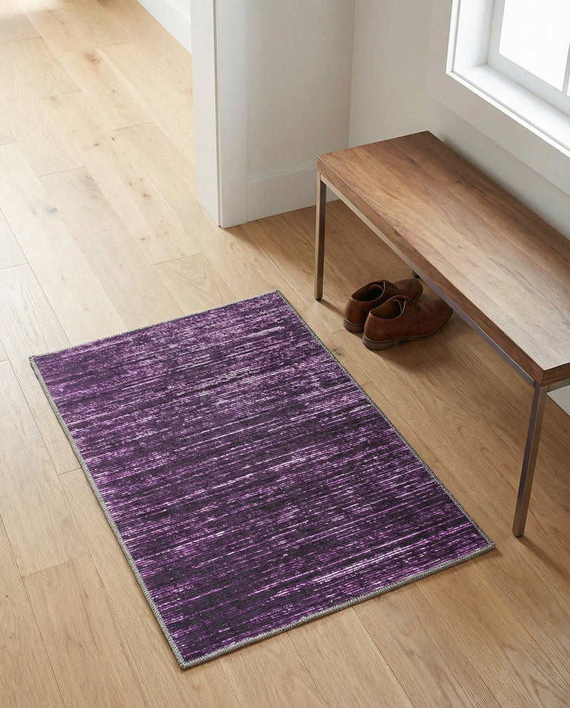 Sahara Essence Collection Area Rug - Oasis (Purple) Rectangle Purple  lifestyle 12