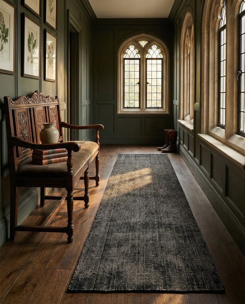 Berkshire Estate Collection Area Rug - Windsor (Blackberry) Runner Blackberry  lifestyle 82