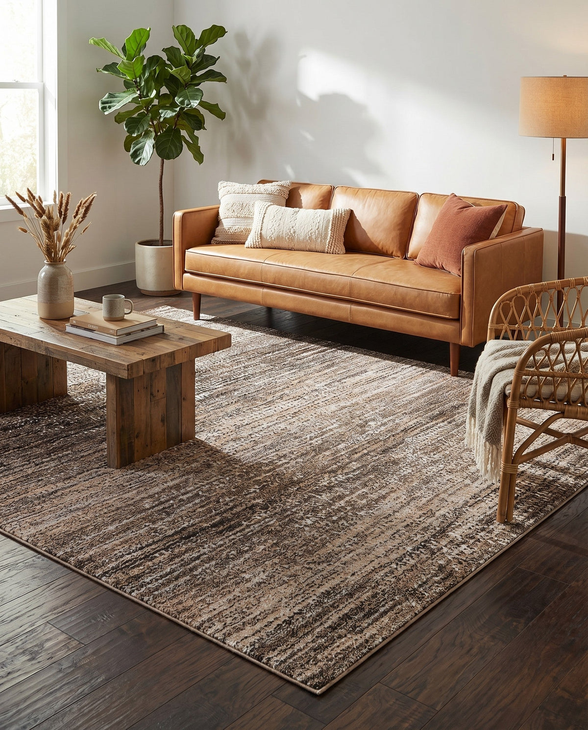 Sienna Collection Area Rug -  Verona Rectangle Multi  lifestyle 73