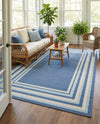Lagoon Oasis Collection Area Rug -  Harbor Rectangle Blue  lifestyle 24