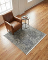 Caribbean Breeze Collection Area Rug -  Utila Square Fume Gray  lifestyle 49