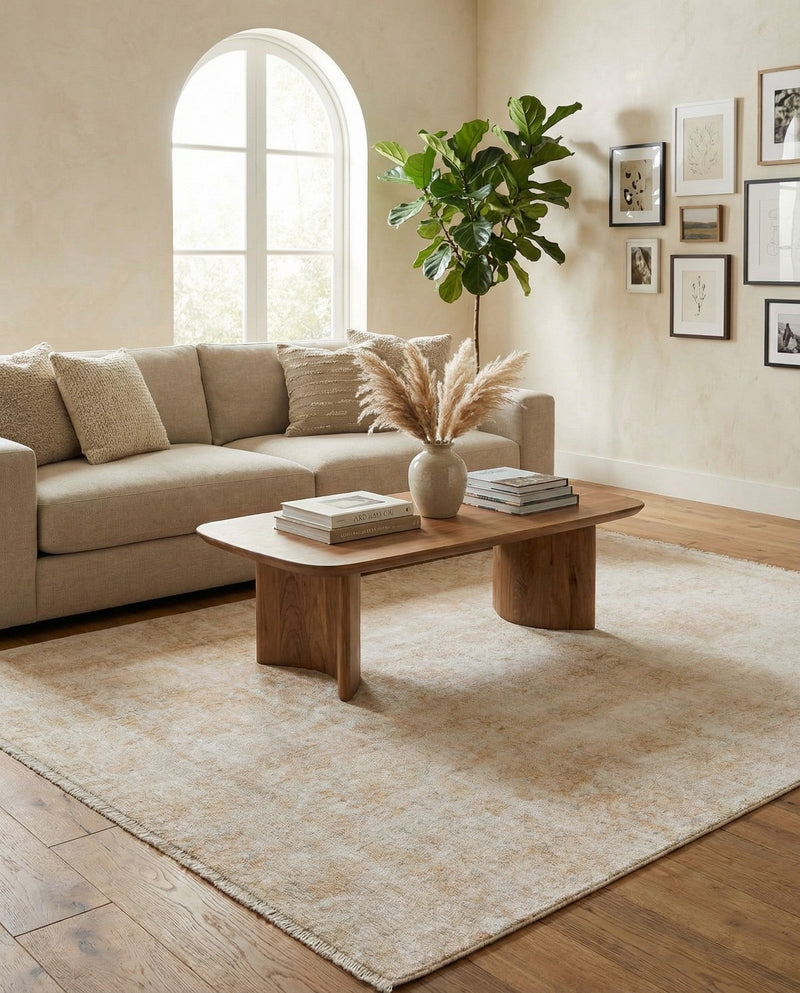 Bazaar Chic Collection Area Rug -  Agadir Rectangle Ivory  lifestyle 14